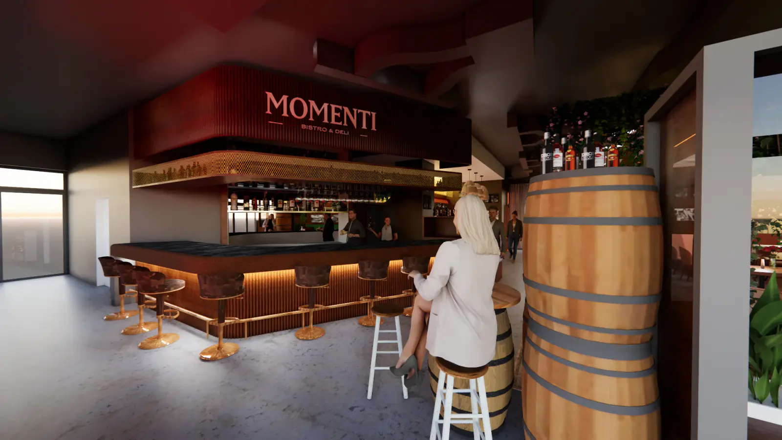 Sala restauracji MOMENTI